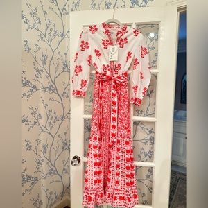 Brand new with tags! Xs Pink City Prints Dress